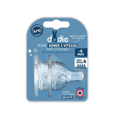 DODIE 2 TETINES INITIATION+ ANTI COLIQUE 6+ Mois 4