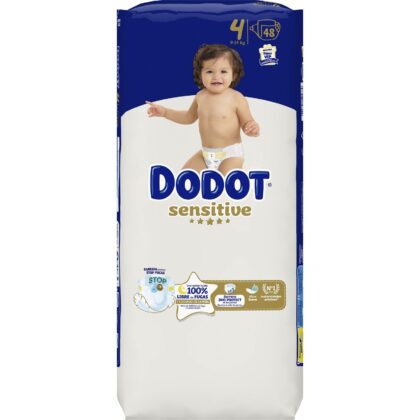 Dodot CouchesSensitive Size T4 9 - 14 Kg 48 Units