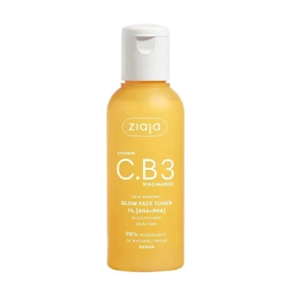 Ziaja Vitamin C.B3 Niacinamide Glow Face Toner 1% [AHA+PHA] 120ml