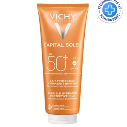 Vichy capital soleil lait protecteur hydratant invisible spf 50+ 300ml