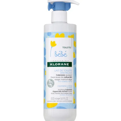 Klorane Bébé Lait de Toilette Sans Rinçage – 500ml
