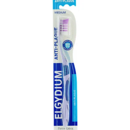 Elgydium – Brosse à dents Anti-Plaque Medium