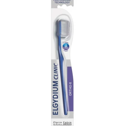 Elgydium Clinic – Brosse à dents Ortho X Adulte Medium