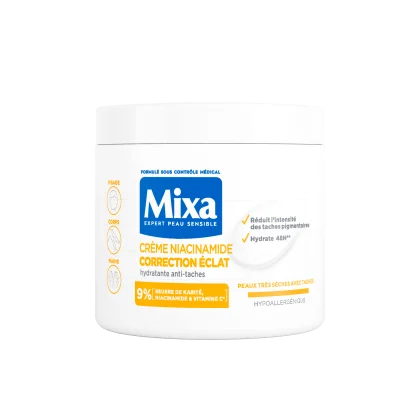 MIXA Niacinamide La Crème Correction Eclat - Visage, Corps, Mains 400ML