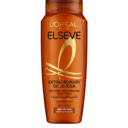 L’Oréal Elsève Huile Extraordinaire Jojoba Shampooing 400ml – Nutrition Cheveux Secs