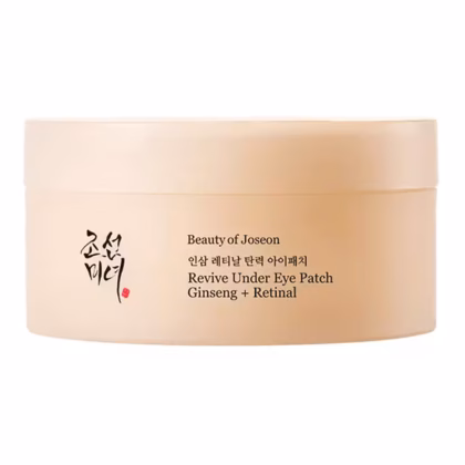 BEAUTY OF JOSEON Revive Under Eye Patch Ginseng + Retinal – 60 Patchs