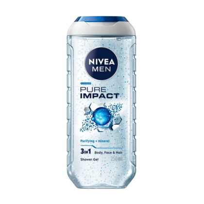 NIVEA MEN GEL DOUCHE 3EN1 PURE IMPACT 250ML