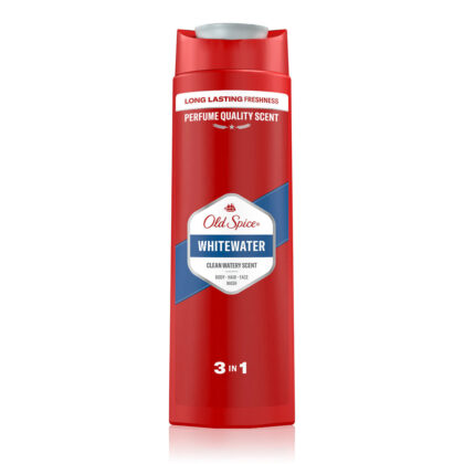 OLD SPICE WHITEWATER GEL DOUCHE HOMME 3-EN-1 FRAÎCHEUR 400 ML
