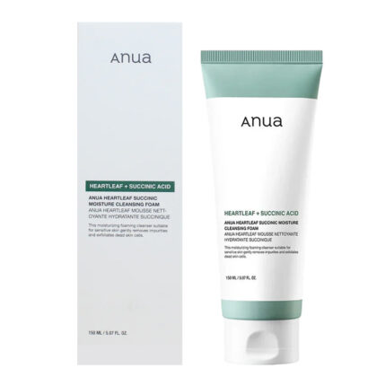 ANUA HEARTLEAF SUCCINIC MOISTURE FOAM 150 ML