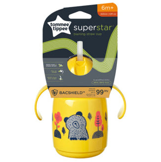 Tommee Tippee Tasse à Paille Super Star 300ml- Jaune