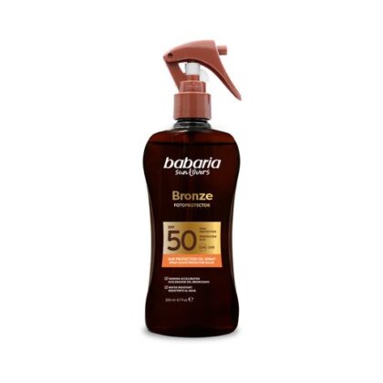 BABARIA BRONZE SUN PROTECTION OIL SPRAY 50 SPF 200 ML