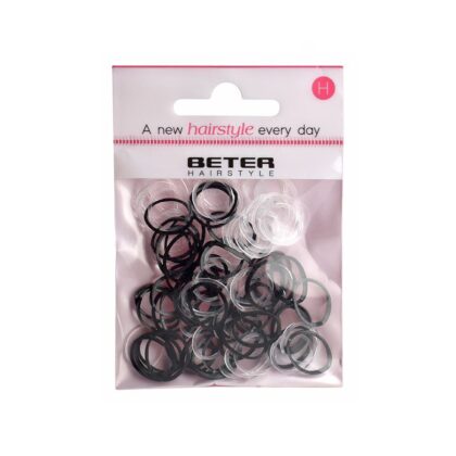BETER Hairstyle PACK DE MINI ELASTIQUES 100 UNITES Noir - 19260