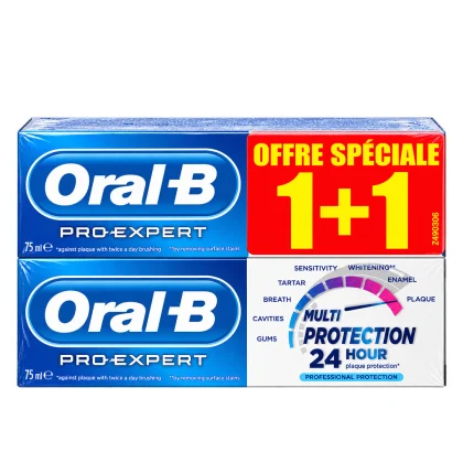 ORAL-B PACK DENTIFRICE PRO-EXPERT PROFESSIONAL PROTECTION 2* 75ML