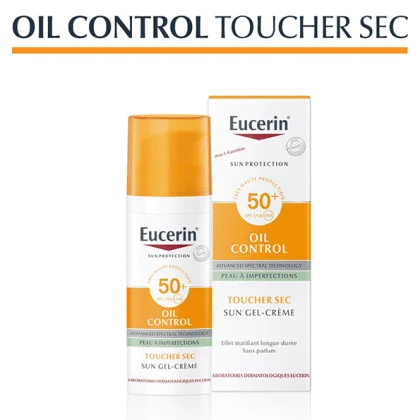 EUCERIN SUN PROTECTION OIL CONTROL GEL-CRÈME SPF50+ 50 ML