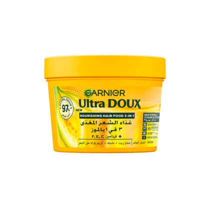 Garnier ultra doux hair food masque nourissant multi- usages à la banane 390ML