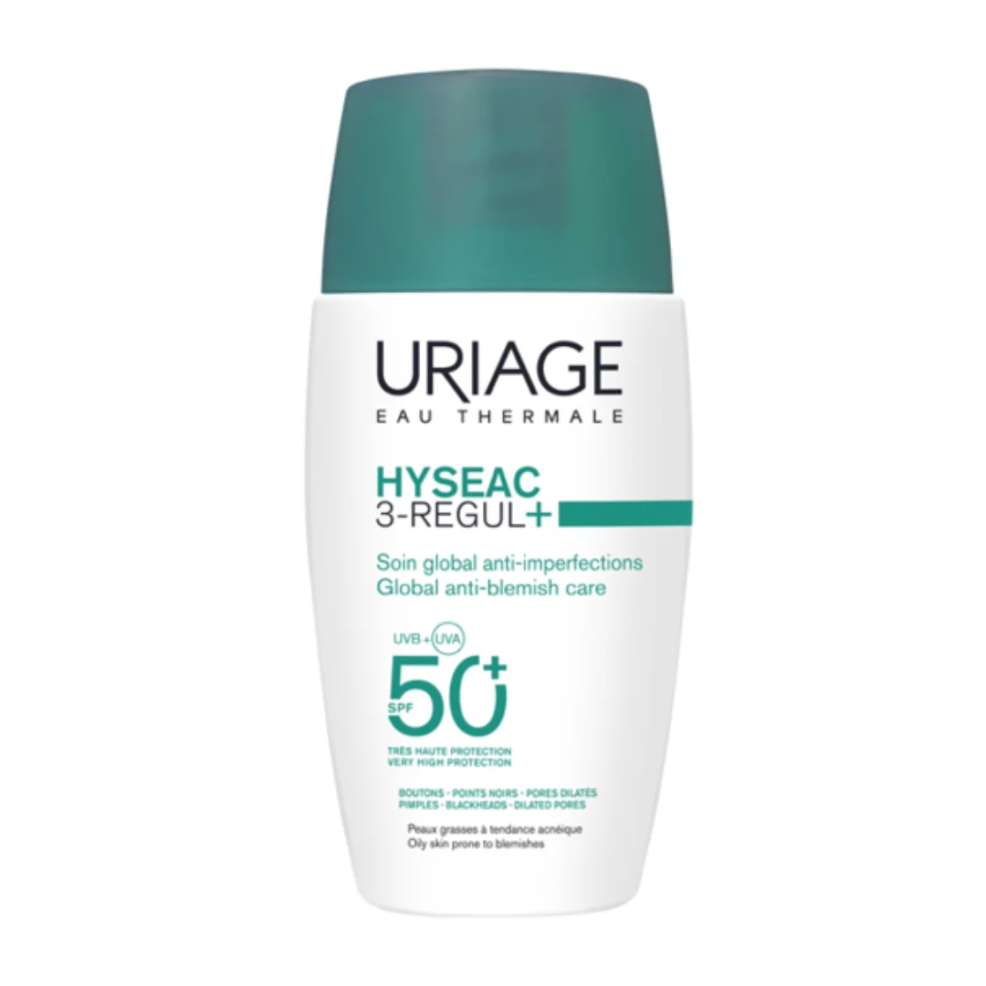 URIAGE Hyséac 3-Regul+ SPF50+ Soin Global Anti-Imperfections 50ml