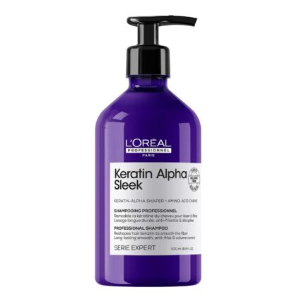 L'ORÉAL PROFESSIONNEL KERATIN ALPHA SLEEK SHAMPOOING 500ML