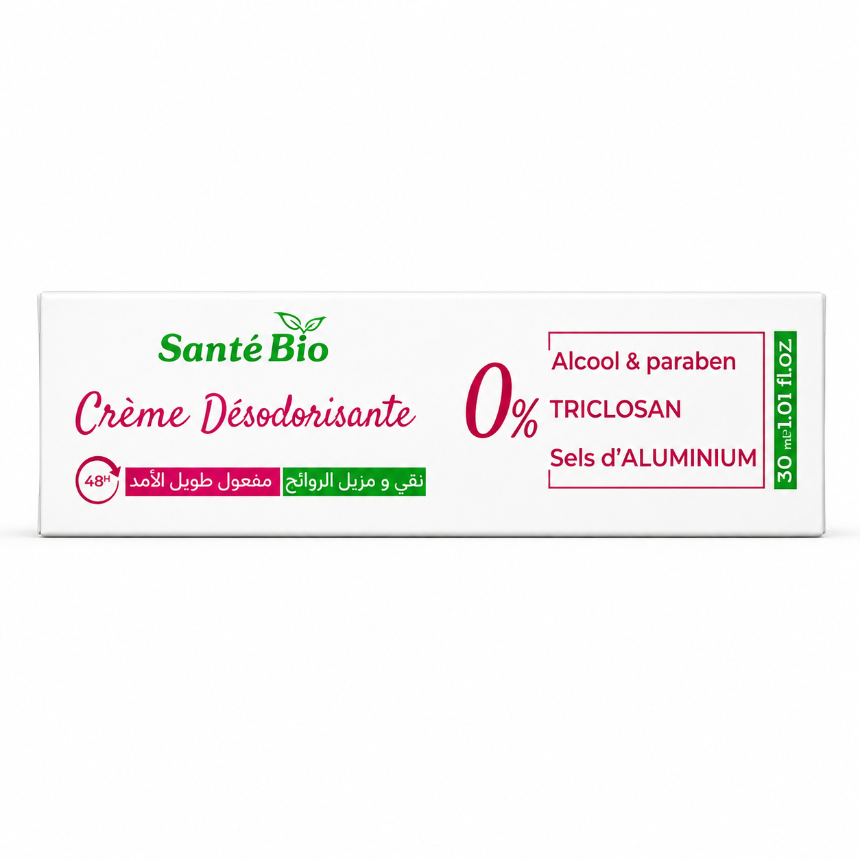 Santé Bio Crème Déodorisante 30ml