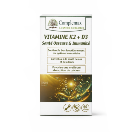 COMPLEMAX VITAMINE K2+D3 60 GELULES