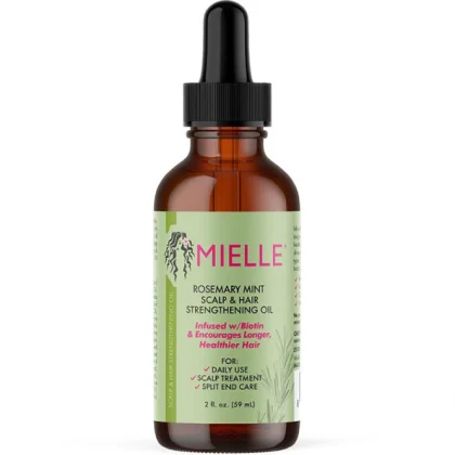 MIELLE HUILE FORTIFIANTE ROMARIN MENTHE CUIR CHEVELU ET CHEVEUX HUILE FORTIFIANTE 59ML