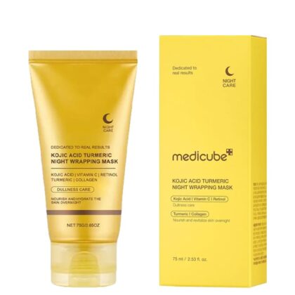 MEDICUBE KOJIC ACID TURMERIC NIGHT WRAPPING MASK 75 ML