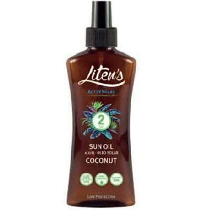 LITENS HUILE SOLAIRE SPF 2 NOIX DE COCO 250 ML