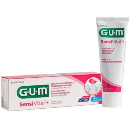 Gum SensiVital plus Dentifrice 75ml