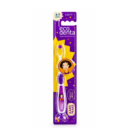 ECODENTA Brosse à Dents Soft Enfants 3-7 Ans