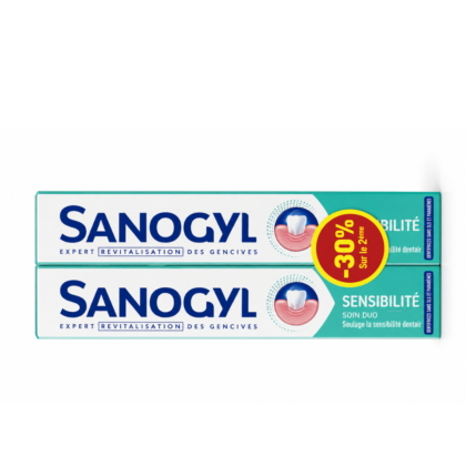 SANOGYL Dentifrice Soin Sensibilité 75ml Lot de 2