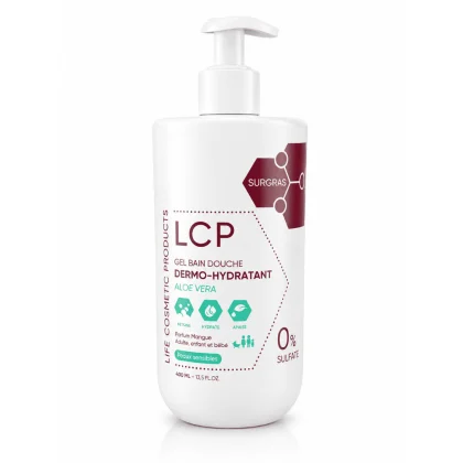 LCP Surgras Gel Douche Aloe Vera Peaux Sensibles 400 ml