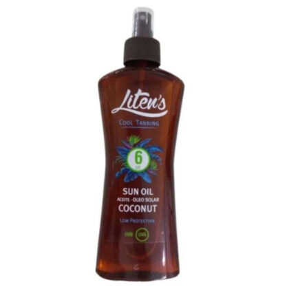 LITENS COOL TANNING HUILE SOLAIRE SPF 6 COCO 250ML