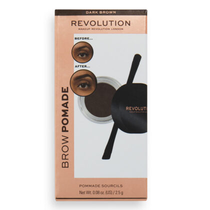 REVOLUTION BROW POMADE DARK BROWN