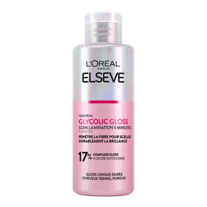 ELSEVE GLYCOLIC GLOSS Soin lamination 5 minutes Sans sulfate 200ML