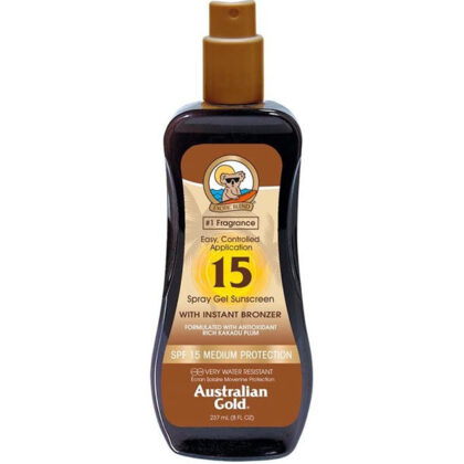 australian gold spray gel avec agent bronzant spf 15 - 237 ml