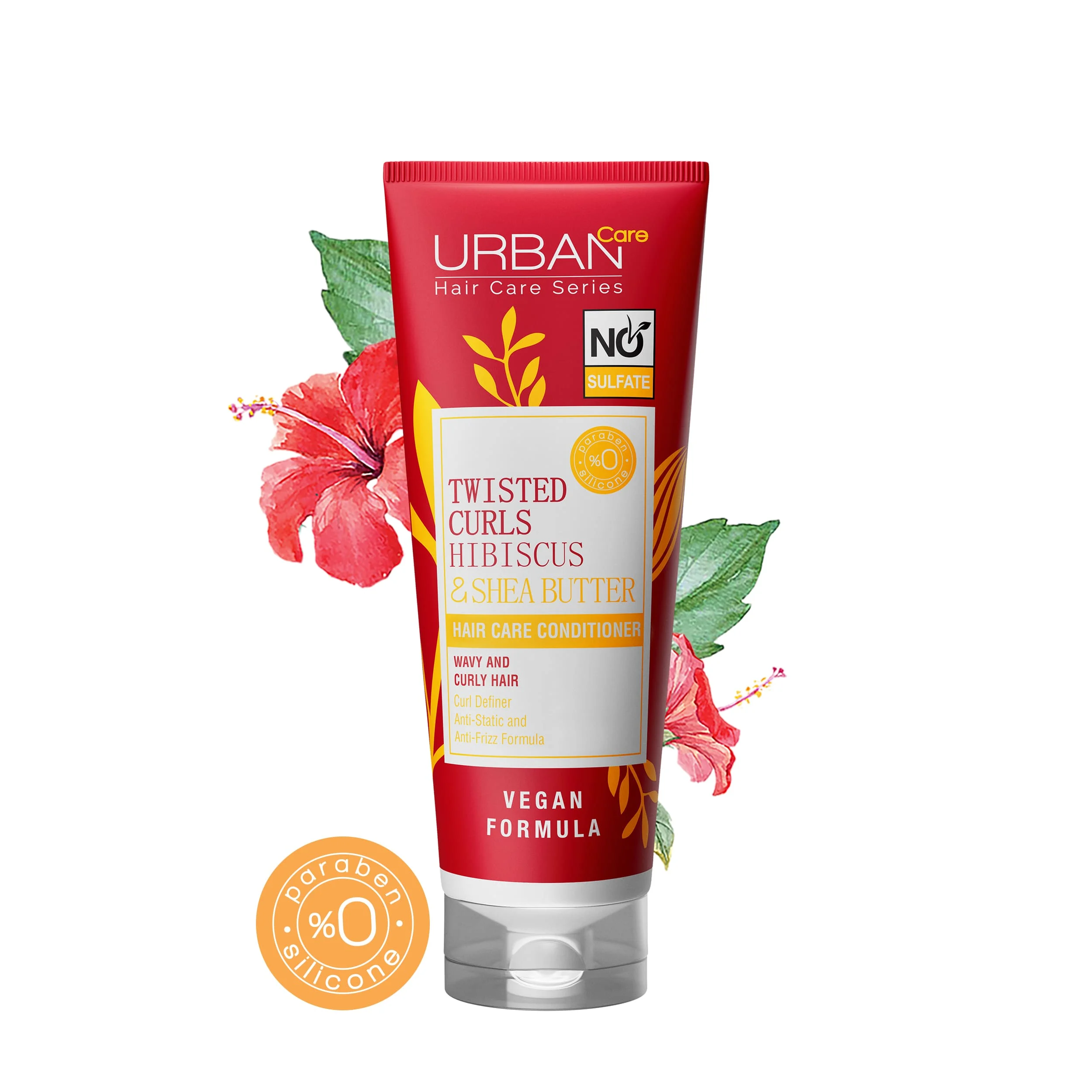 URBAN CARE TWISTED CURLS HIBISCUS & SHEA BUTTER NO SULFATE CONDITIONER 250 ML