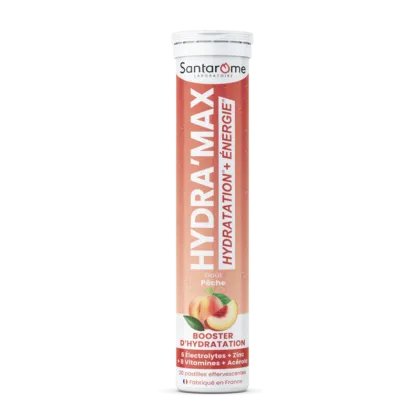 SANTAROME HYDRA'MAX Pêche – 20 Pastilles Hydratation