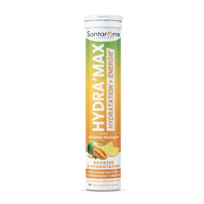 SANTAROME HYDRA'MAX Mangue Ananas – 20 Pastilles Hydratation