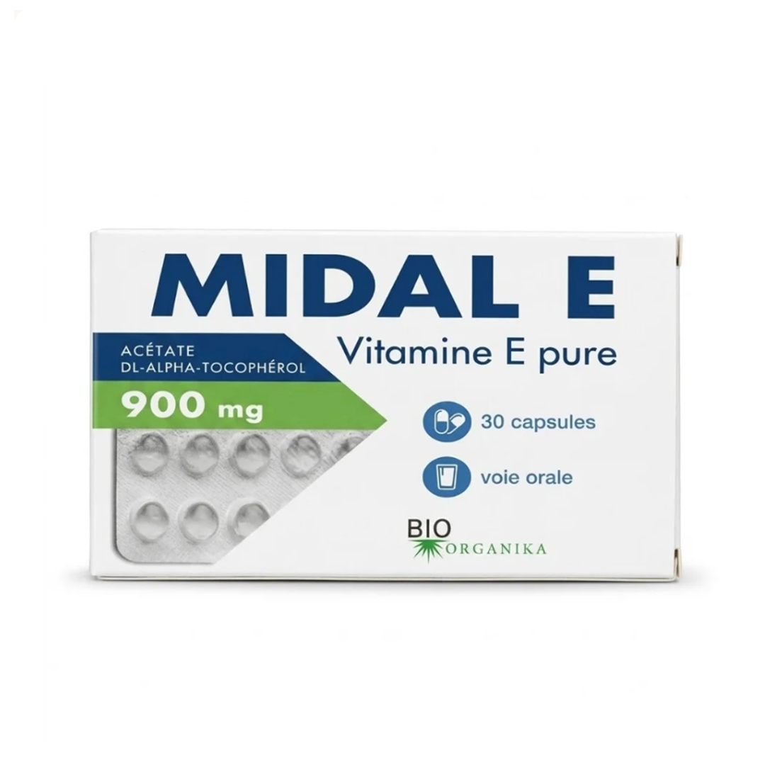 VEERA – Midal E Vitamine E Pure 900mg – 30 Capsules