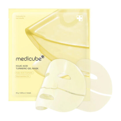 MEDICUBE KOJIC ACID TURMERIC BRIGHTENING GEL MASK 28G 1 UNITE