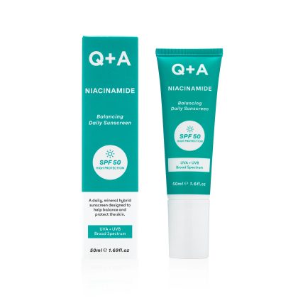 Q+A NIACINAMIDE SPF 50 CRÉME SOLAIRE QUOTIDIEN ÉQUILIBRANT 50ML