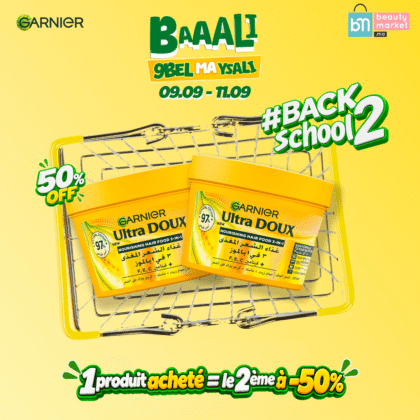 GARNIER DUO ULTRA DOUX HAIR FOOD MASQUE NOURRISSANT BANANE 390 ML = LE 2ÈME À -50%
