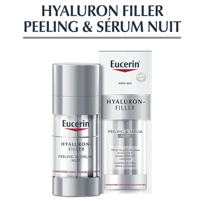 Eucerin – hyaluron-filler peeling & sérum nuit – 30 ml
