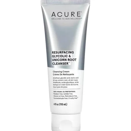 ACURE- Resurfacing Glycolic & Unicorn Root Cleanser 118 ML