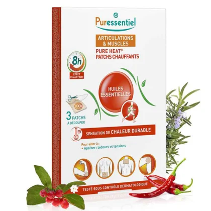 PURESSENTIEL ARTICULATIONS PATCHS CHAUFFANTS AUX 14 HUILES 3