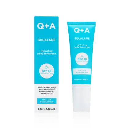 Q+A SQUALANE SPF 50 CRÈME SOLAIRE HYDRATANTE QUOTIDIENNE 50ML