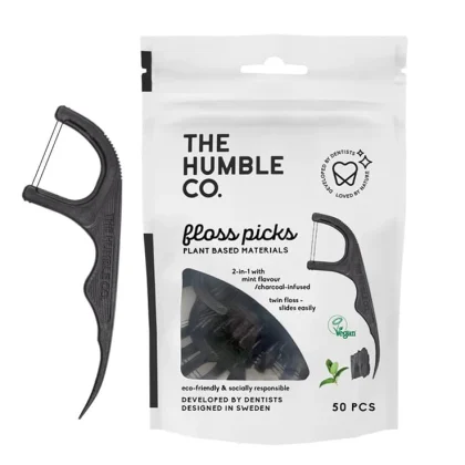 The Humble Fil Dentaire Charbon Picks 50 Pièces