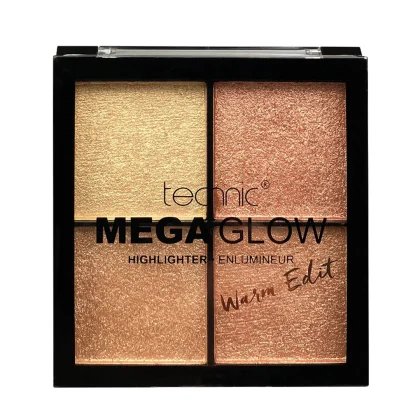 Technic Cosmetics Mega Glow Highlighter Palette Warm Edit