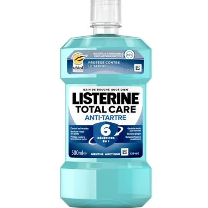 LISTERINE BAIN DE BOUCHE 6 TOTAL CARE ANTI-TARTRE 500 ML