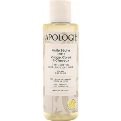 Apologie Huile Sèche 3 en 1 Visage Et Corps & Cheveux 104 Ml