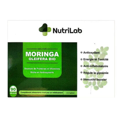 Nutrilab Moringa Oleifera Bio 500mg 90 Gelules